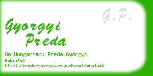 gyorgyi preda business card